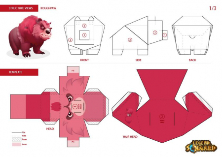 Оригами для фанатов Legend of Solgard